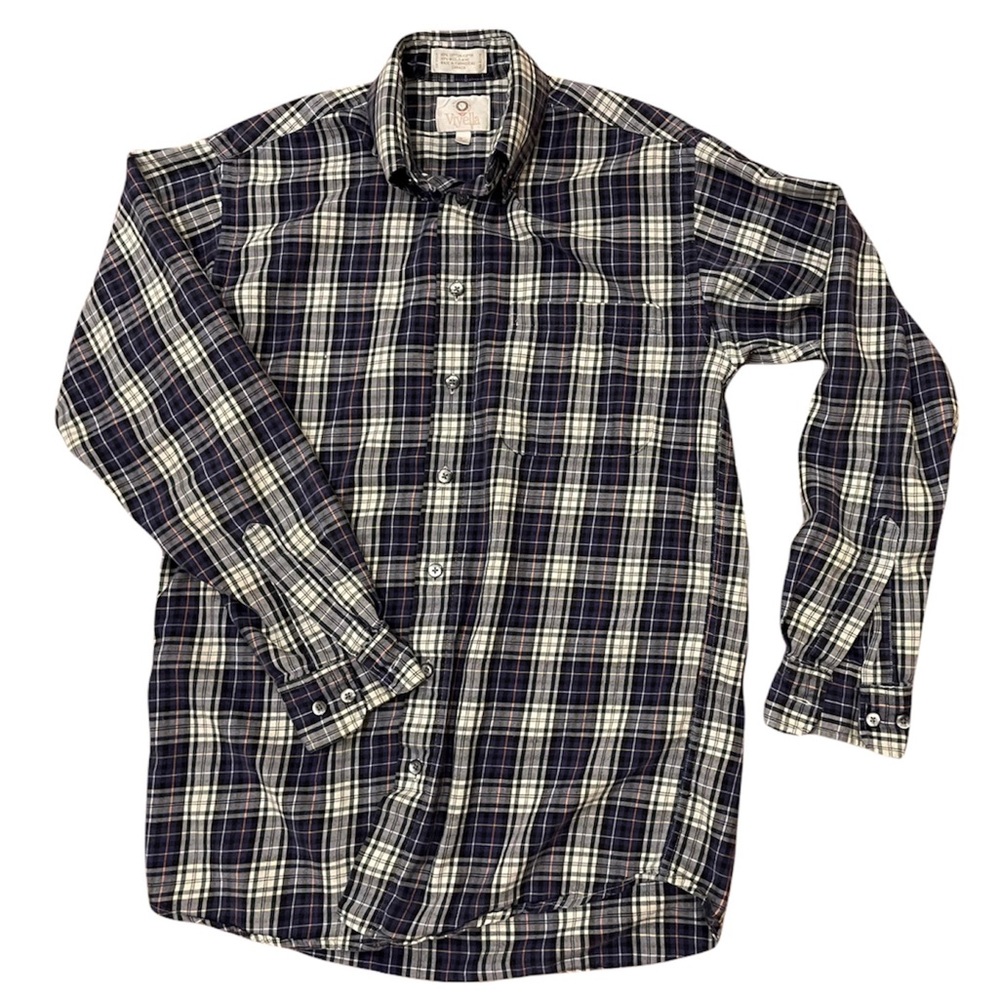 Viyella plaid shirt made in Canada